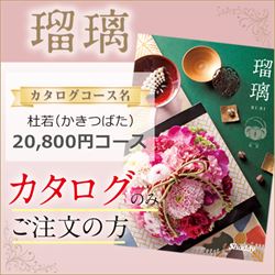 瑠璃　杜若（かきつばた）（20800円コース）カタログのみ【合わせて30部以上ご購入の方専用】